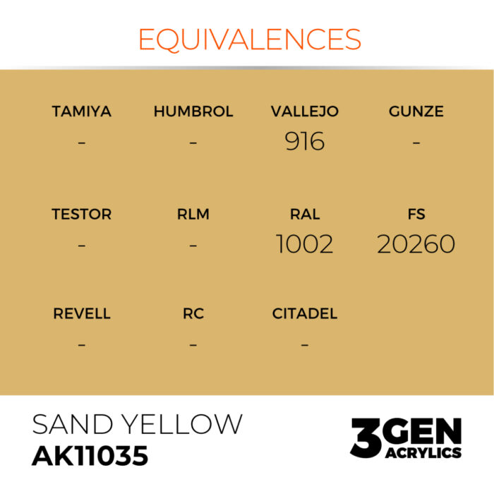 SAND YELLOW – STANDARD - Imagen 3