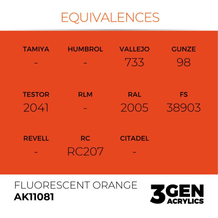 FLUORESCENT ORANGE – STANDARD - Imagen 3