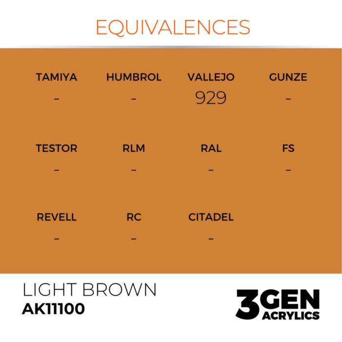 LIGHT BROWN – STANDARD - Imagen 3