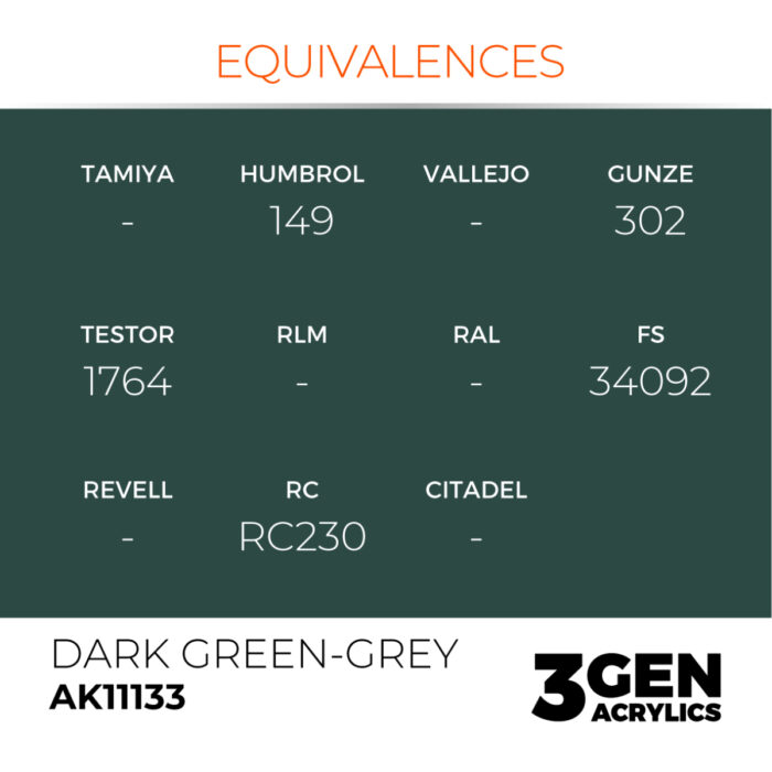DARK GREEN-GREY – STANDARD - Imagen 3