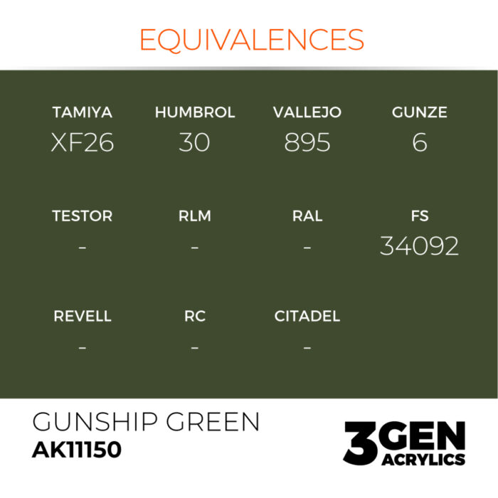 GUNSHIP GREEN – STANDARD - Imagen 3