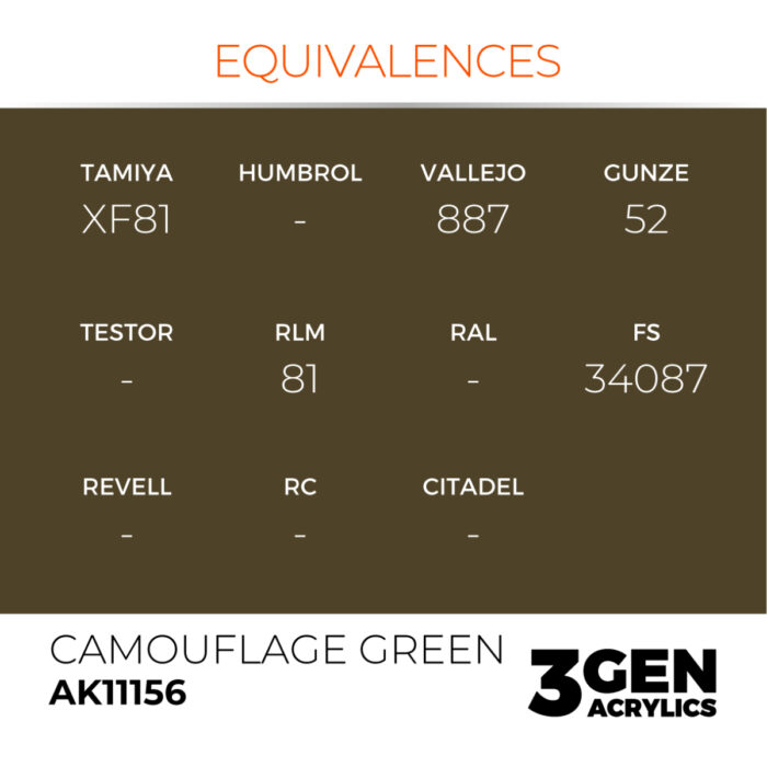 CAMOUFLAGE GREEN – STANDARD - Imagen 3